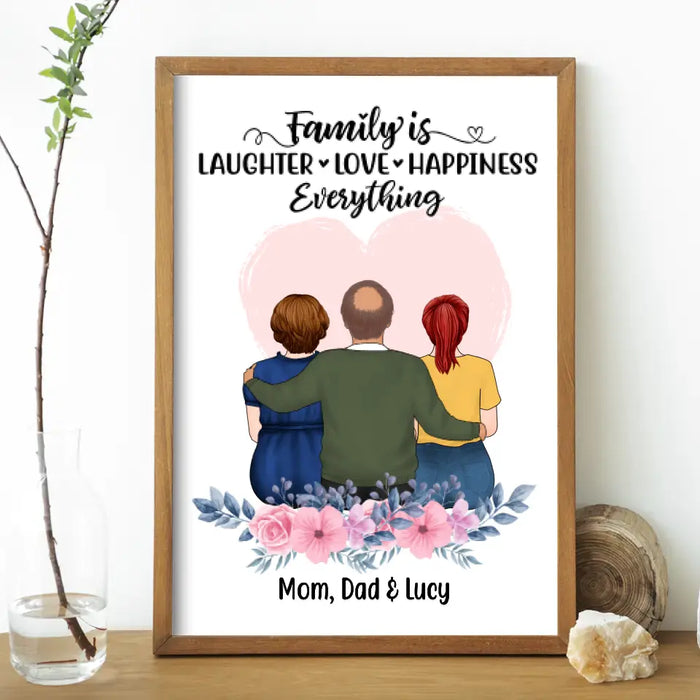 Family Is Everything - Personalized Gifts Custom Poster for Family for Dad