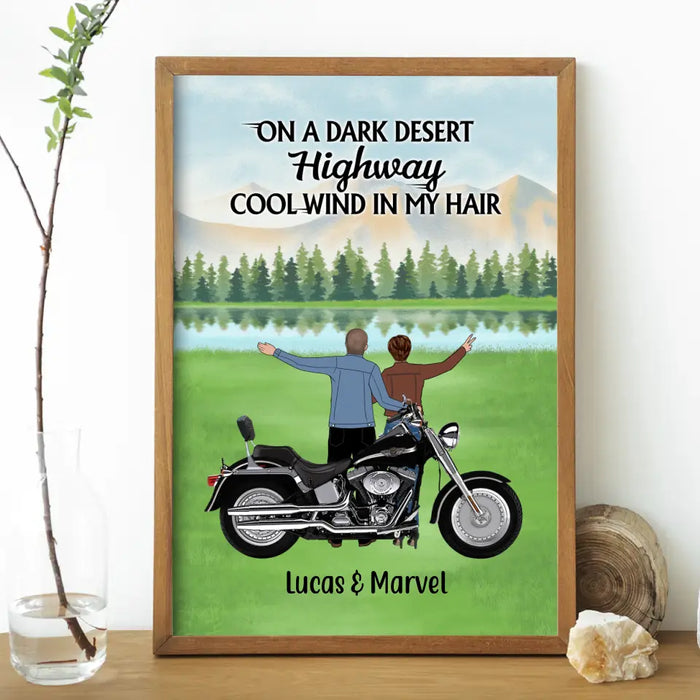 Riding Partners For Life - Personalized Poster For Motorcycle Lovers