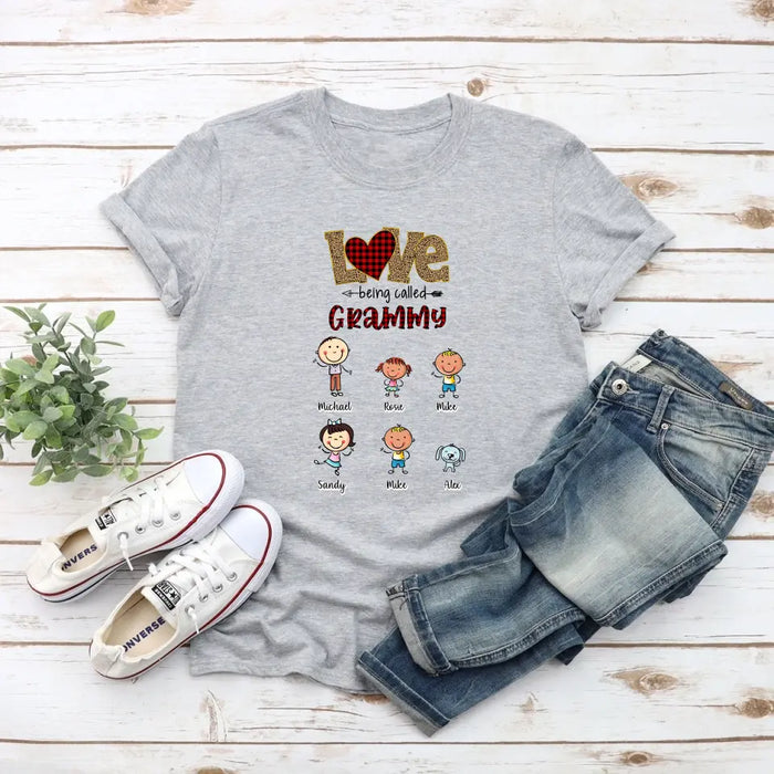 This Grandma Belongs To Custom Grandchildren With Names - Personalized Gifts Custom Shirt For Grandma