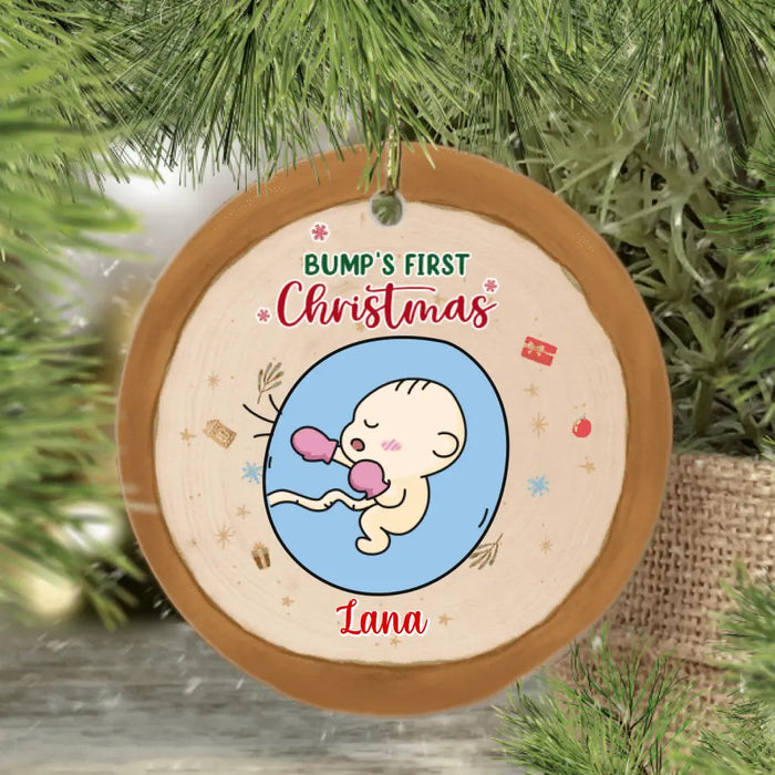 Baby bumps online first christmas ornament