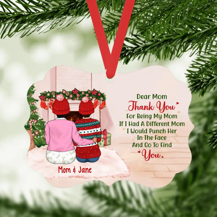 Christmas Mom and Daughters - Personalized Christmas Gifts Custom Ornament for Daughters and Mom