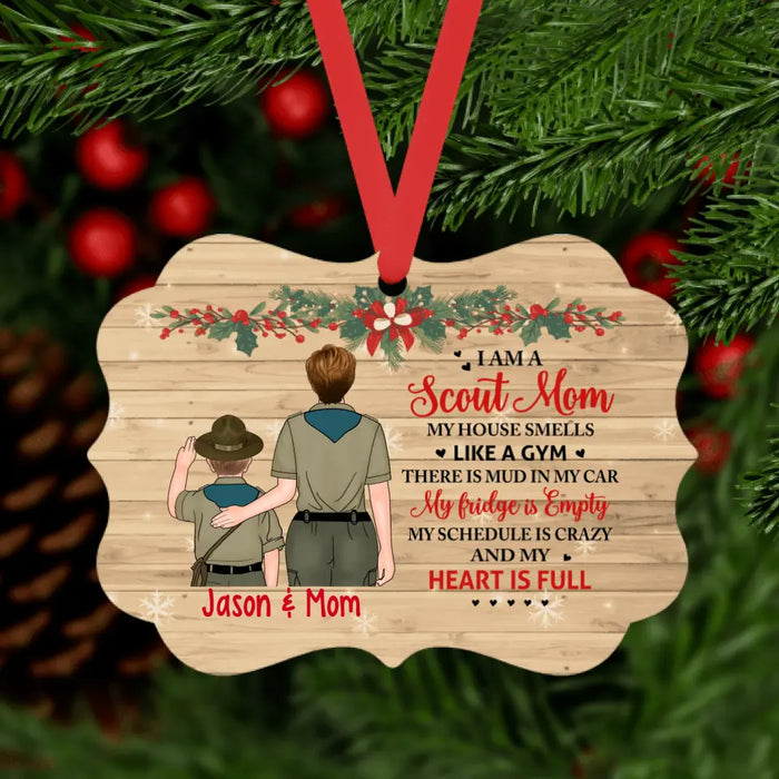 I Am a Scout Mom Christmas Personalized Gifts Custom Ornament