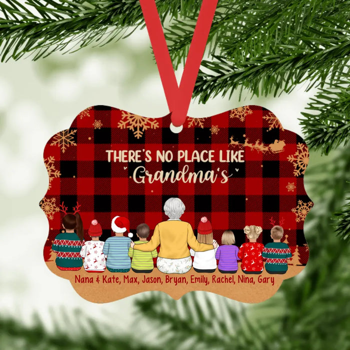 There's No Place Like Grandma's - Christmas Personalized Gifts Custom Ornament for Grandma