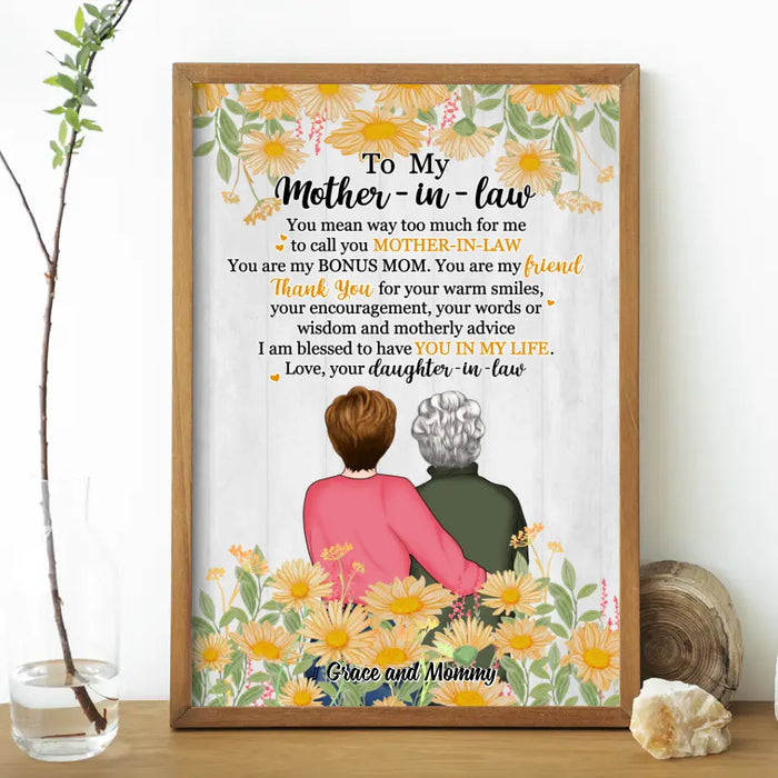 I Am Blessed to Have You in My Life - Personalized Gifts Custom Poster for Mom