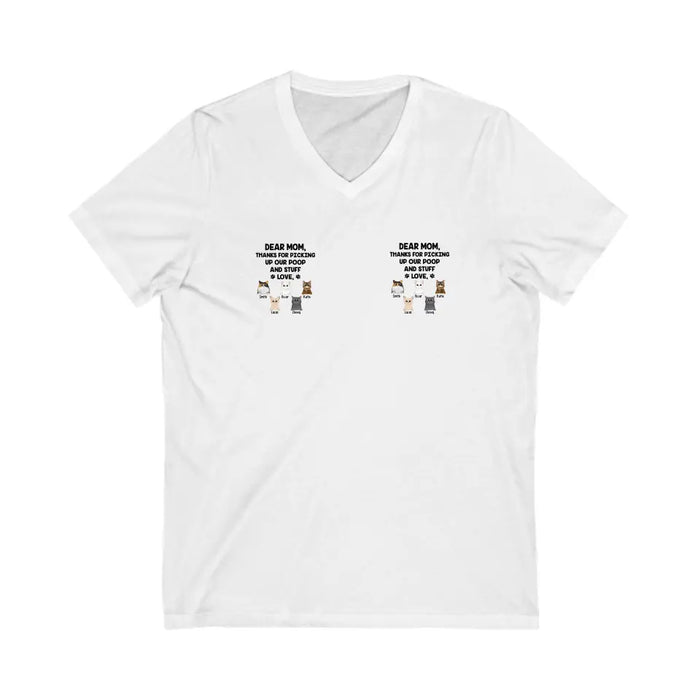 Dear Cat Mom - Personalized Gifts for Cat Shirt, Custom Cat Mom Tee