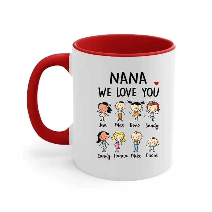 Personalized Grandma Cup Nana Coffee Mug Mamaw Cup 