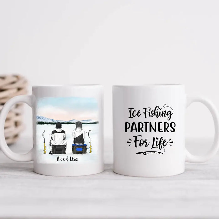 Ice Fishing Partners for Life - Personalized Gifts Custom Ice