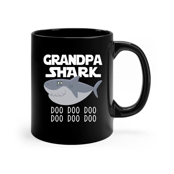 Grandpa Shark Doo Doo Doo Mug, Gift For Grandpa, Father's Day Mug