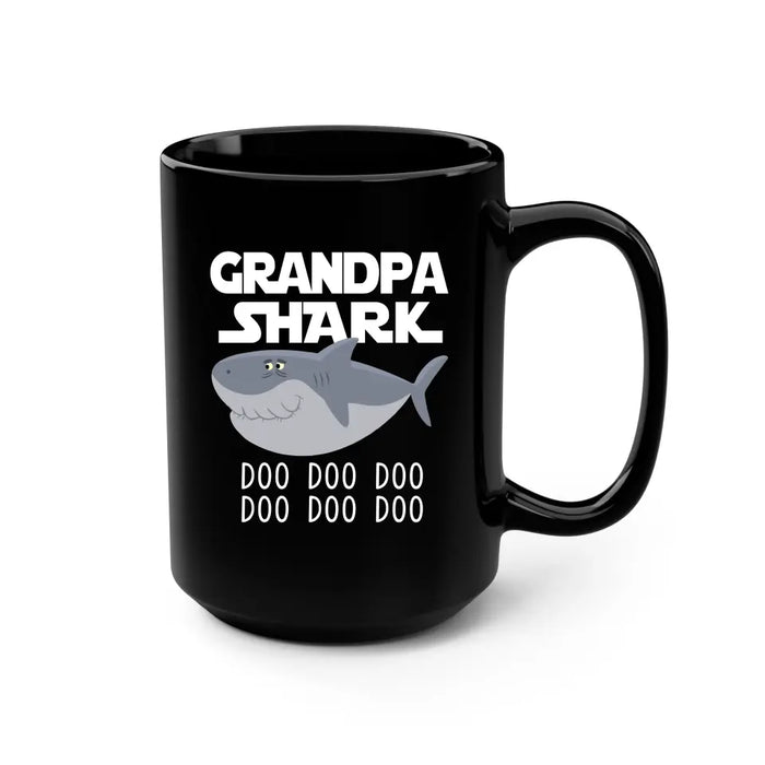 Grandpa Shark Doo Doo Doo Mug, Gift For Grandpa, Father's Day Mug
