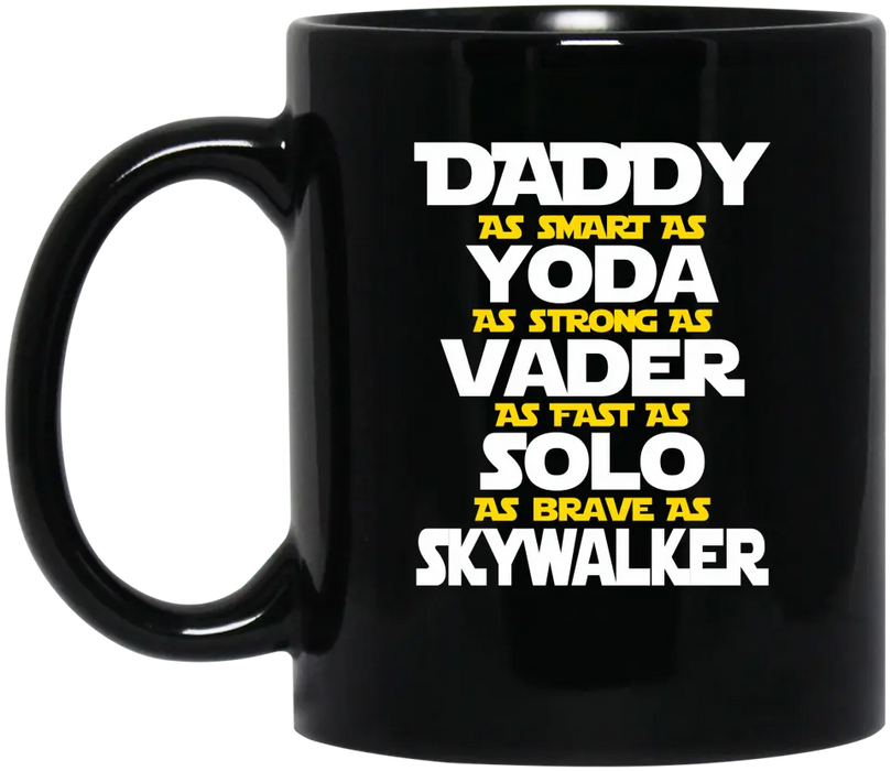 Yoda Best Daddy, funny dad travel mug, Father's Day gift, Star