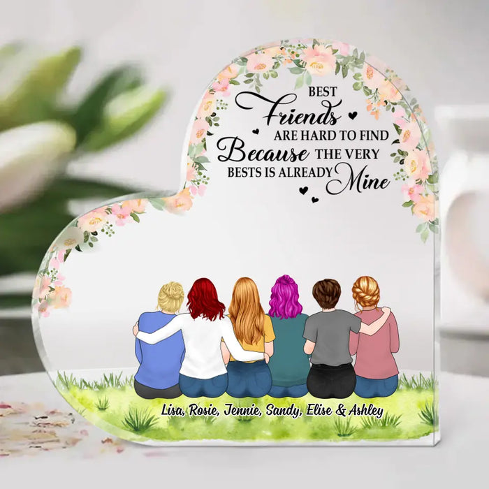 Distance Means So Little When Someone Means So Much - Personalized Gifts Custom Sister Acrylic Plaque For Friends, Sisters