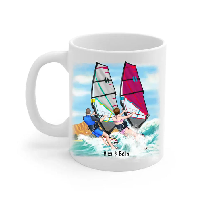 Surfing Buddies for Life - Personalized Gifts Custom Surfing Mug for Friends for Couples, Surfing Lovers