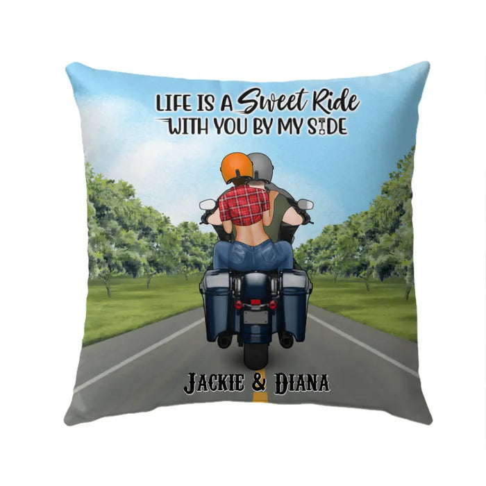 You Are My Ride Or Die - Personalized Pillow For Couples, Her, Him, Motorcycle Lovers