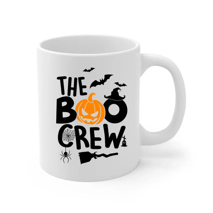 The Boo Crew - Personalized Gifts Custom Mug For Friends, Halloween Besties Mug