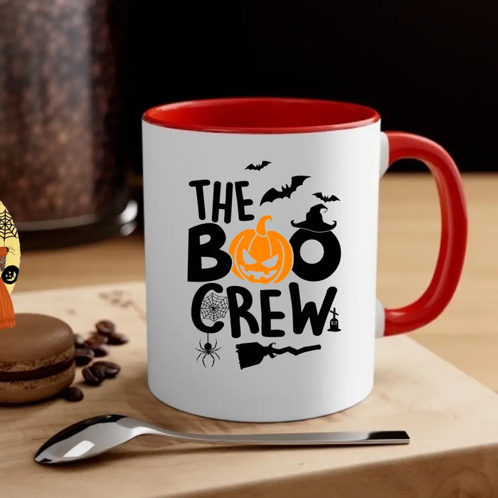 The Boo Crew - Personalized Gifts Custom Mug For Friends, Halloween Besties Mug