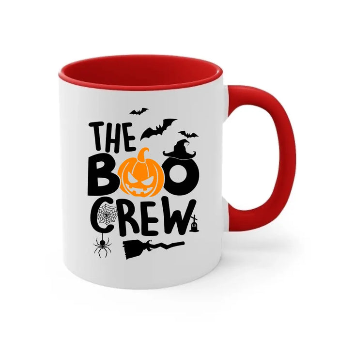 The Boo Crew - Personalized Gifts Custom Mug For Friends, Halloween Besties Mug