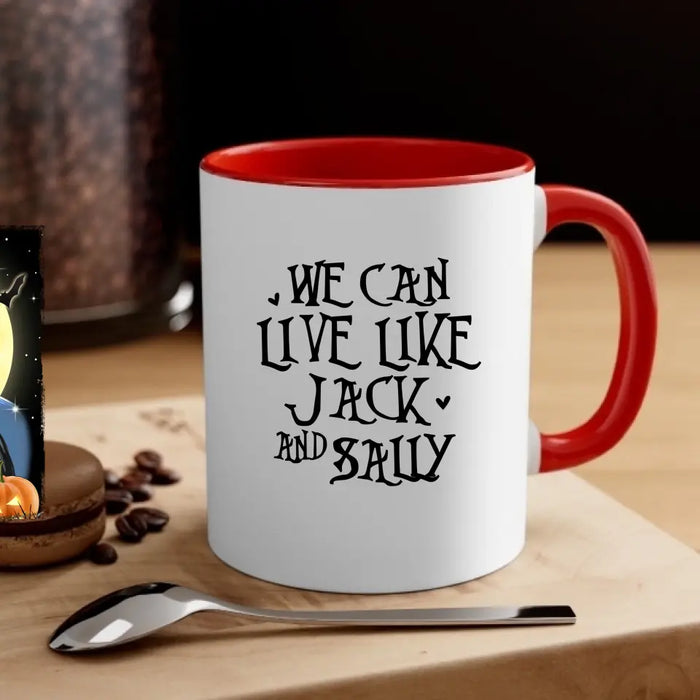 We Are Simply Meant to Be - Halloween Personalized Gifts Custom Mug for Couples