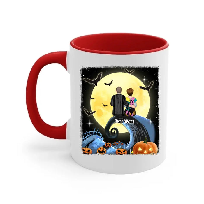 We Are Simply Meant to Be - Halloween Personalized Gifts Custom Mug for Couples