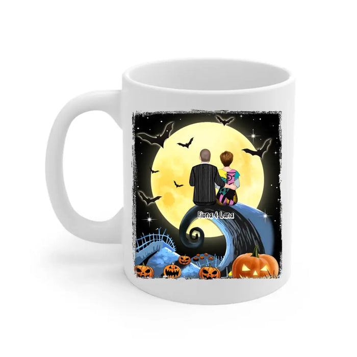 We Are Simply Meant to Be - Halloween Personalized Gifts Custom Mug for Couples