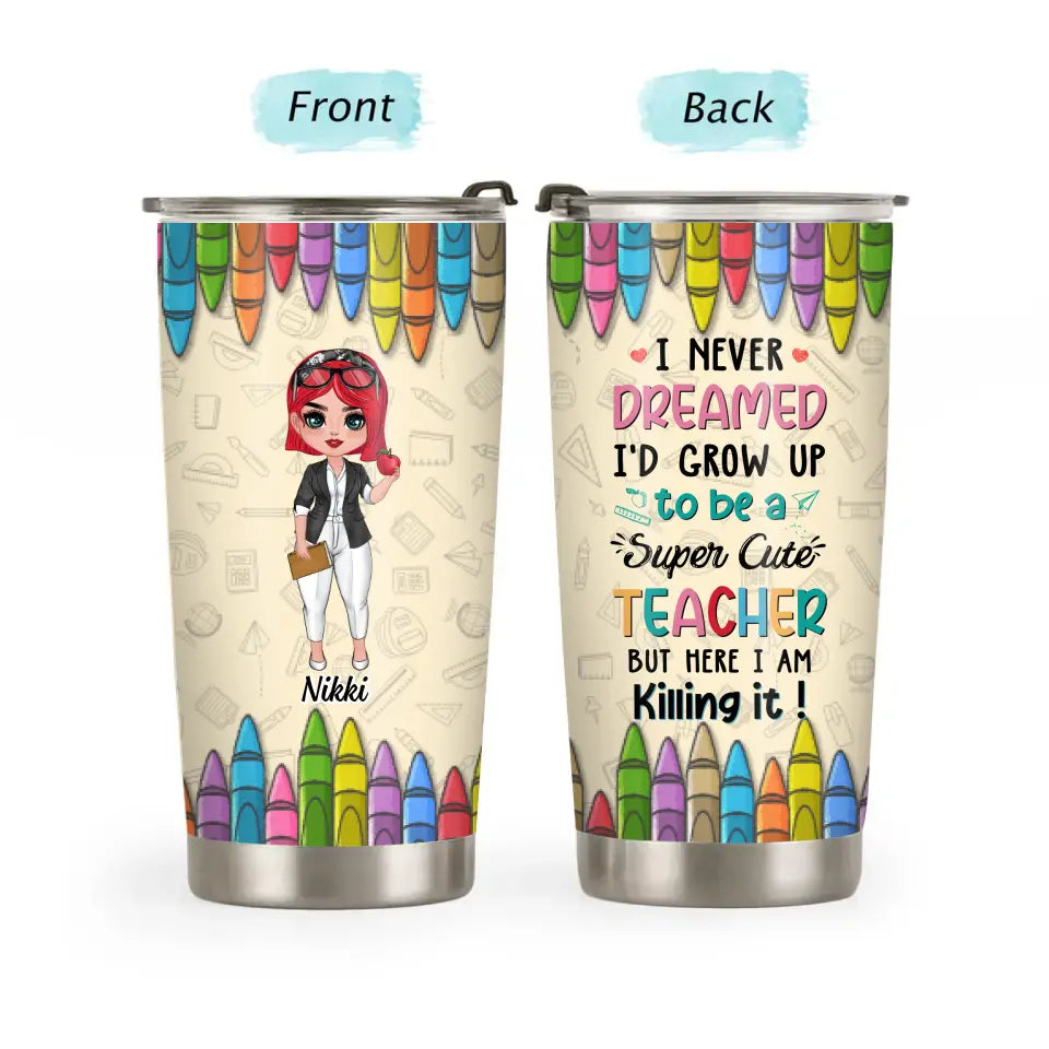 Teacher Life Tumbler (T493) – Swiit Creations