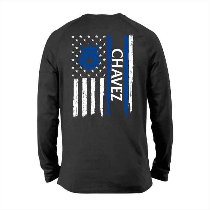 Police Backside - Personalized Shirt For Him, Her, Police Officer