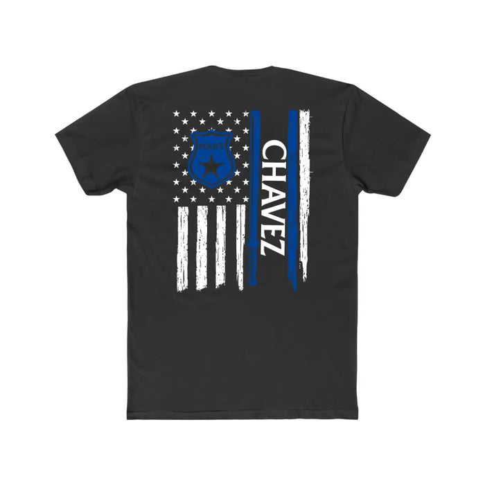 Police Backside - Personalized Shirt For Him, Her, Police Officer