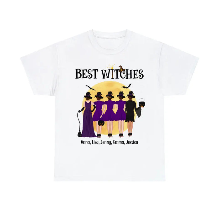 Personalized Shirt, Up To 5 Witches, Best Witches - Halloween Gift, Gift For Sisters, Best Friends