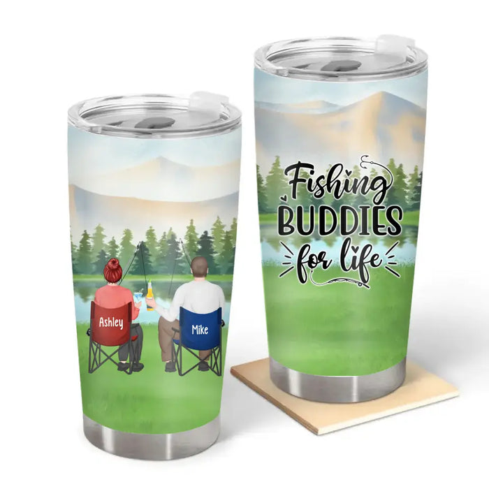 You Are The Greatest Catch Of My Life - Personalized Gifts Custom Fishing Tumbler For Couples, Fishing Lovers