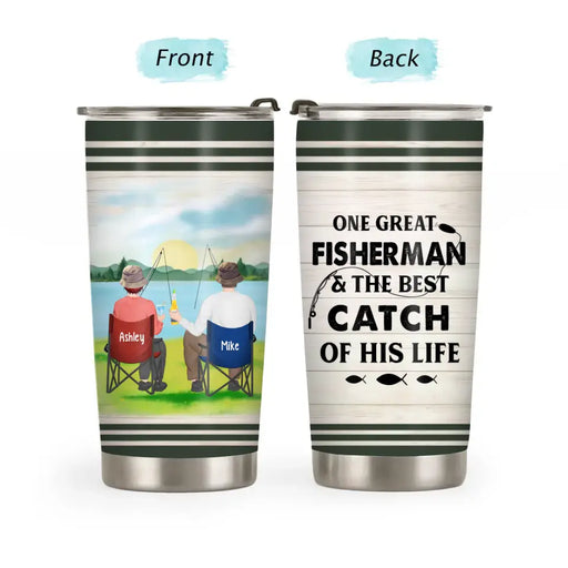 An Old Fisherman and the Best Catch of His Life - Personalized