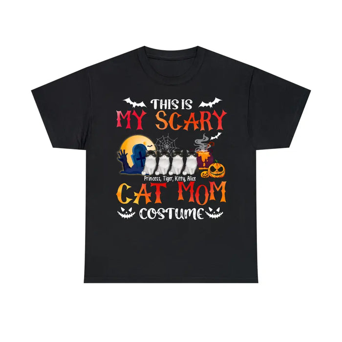 This Is My Scary Cat Mom Costume - Personalized Gifts Custom Cat Shirt For Cat Mom, Cat Lovers