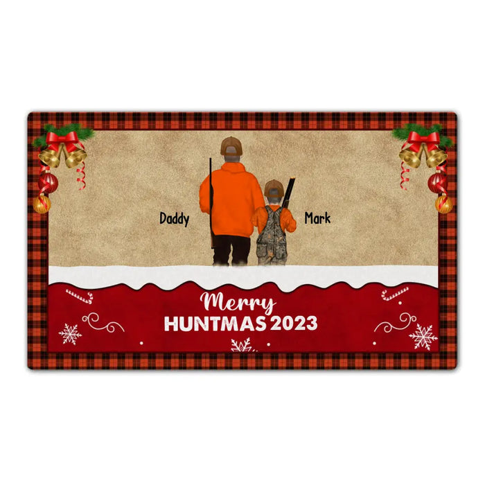 Merry Huntmas 2023 - Personalized Gifts Custom Hunting Doormat For Family, Hunting Lovers