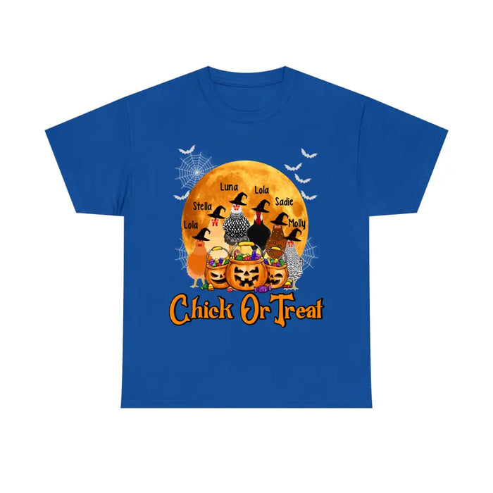 Personalized Shirt, Up To 6 Chickens, Chick Or Treat, Halloween Gift For Chicken Lovers, Farmers