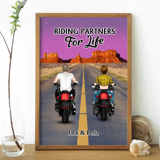 Riding Partners Ornament | Riding Partners For Life Motorcycle Husband