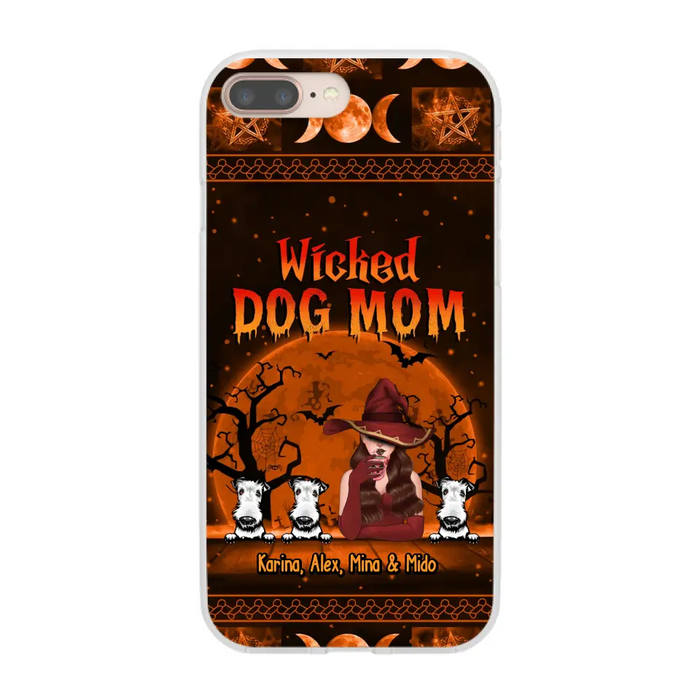 Wicked Dog Mom - Personalized Gifts for Halloween Phone Case for Dog Mom and Dog Lovers