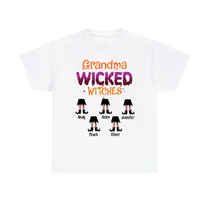 Personalized Shirt, Wicked Witches Feet, Gifts For Halloween Family