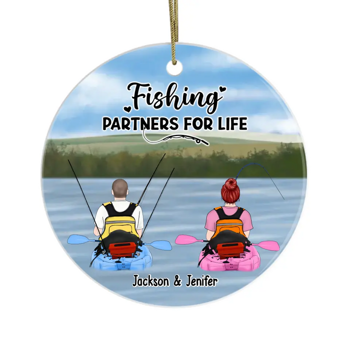 Fishing Partners For Life - Personalized Gifts Custom Ornament For Fri —  GearLit