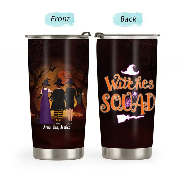 Witches Squad - Personalized Gifts Custom Halloween Tumbler For Witches For Besties