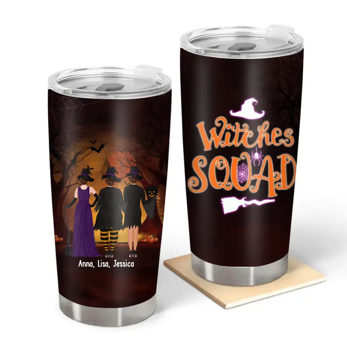 Witches Squad - Personalized Gifts Custom Halloween Tumbler For Witches For Besties