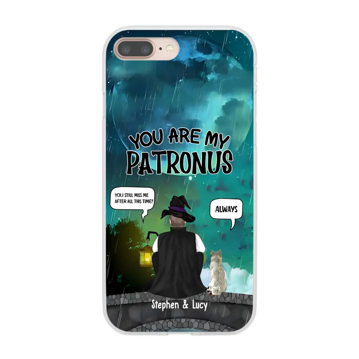 You Are My Patronus - Personalized Gifts Custom Halloween Phone Case For Witches, Dog Cat Lovers