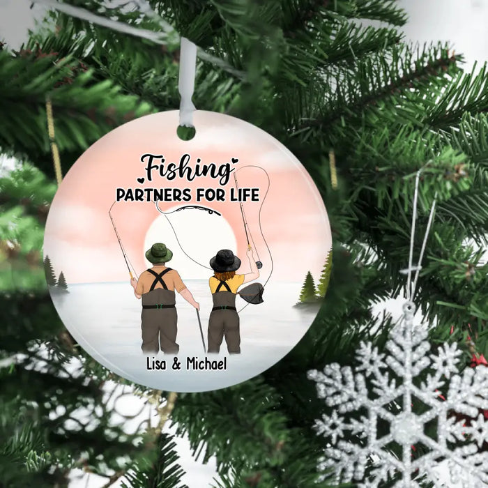 Fishing Partners For Life - Personalized Gifts Custom Ornament For Fly —  GearLit