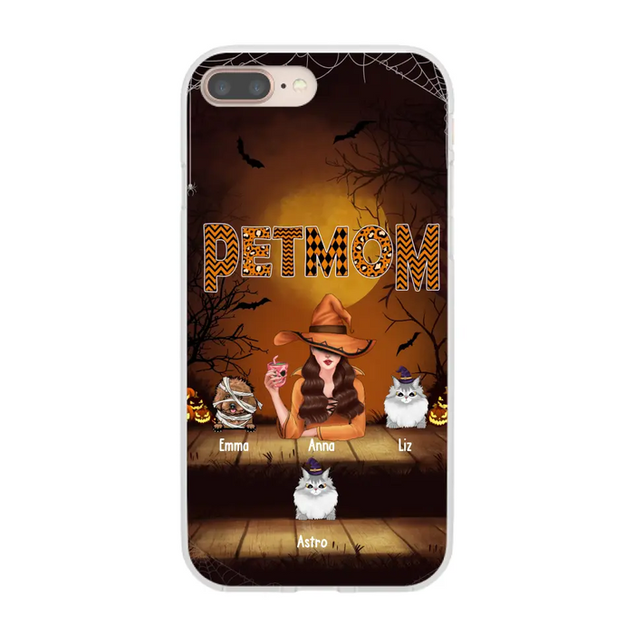 Pets Mom - Personalized Gifts for Halloween Phone Case for Witches, For Dog Cat Lovers