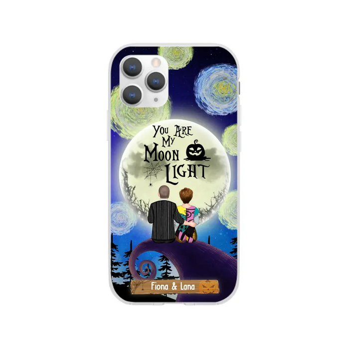 You Are My Moon Light - Personalized Halloween Gifts Custom Phone Case For Couples