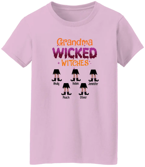 Personalized Shirt, Wicked Witches Feet, Gifts For Halloween Family