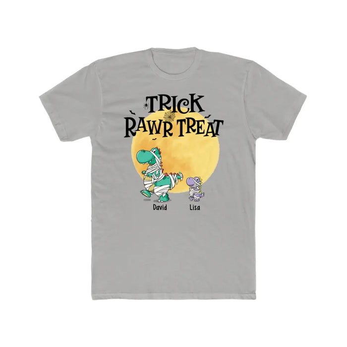 Personalized Shirt, Trick Rawr Treat, Gifts For Halloween Family