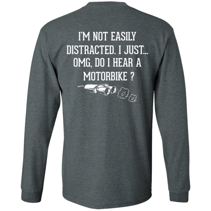 Not Easily Distracted Biker Motorcycle Shirt