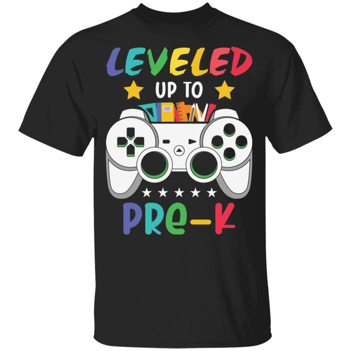 Back to School Leveled Up To Pre-K Youth T-Shirt