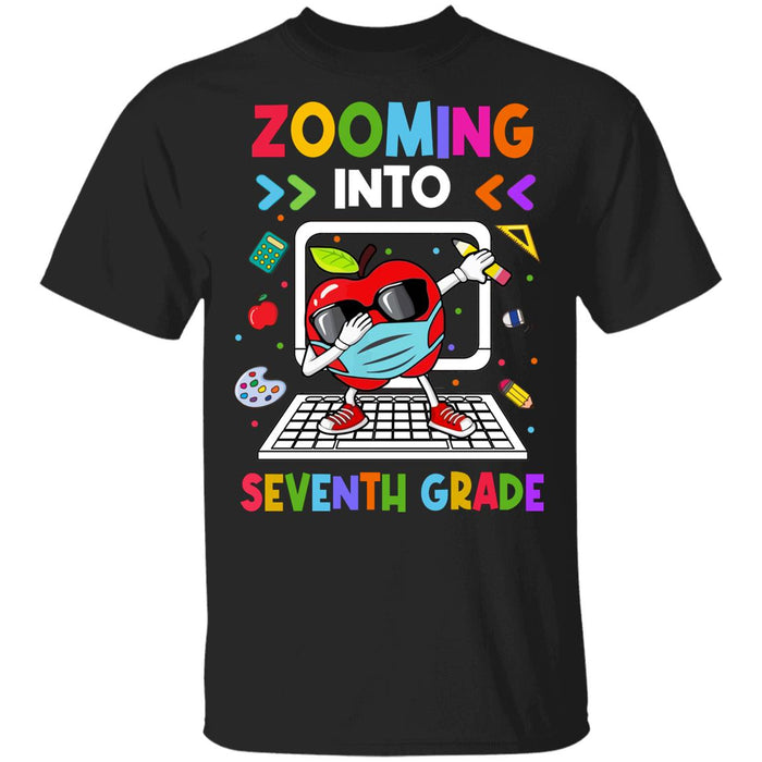 Back to School Quarantine Zooming Into seventh Youth T-Shirt