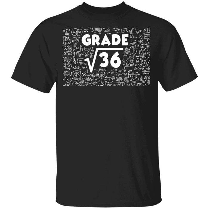 Back to School 6th Grade Square Root 36 Math Lover Youth T-Shirt