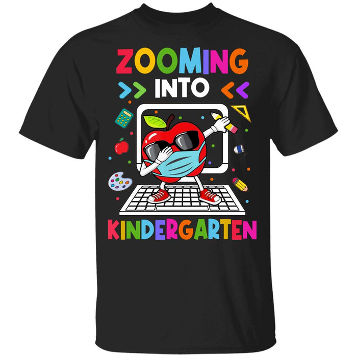 Back to School Quarantine Zooming Into Kindergarten Youth T-Shirt