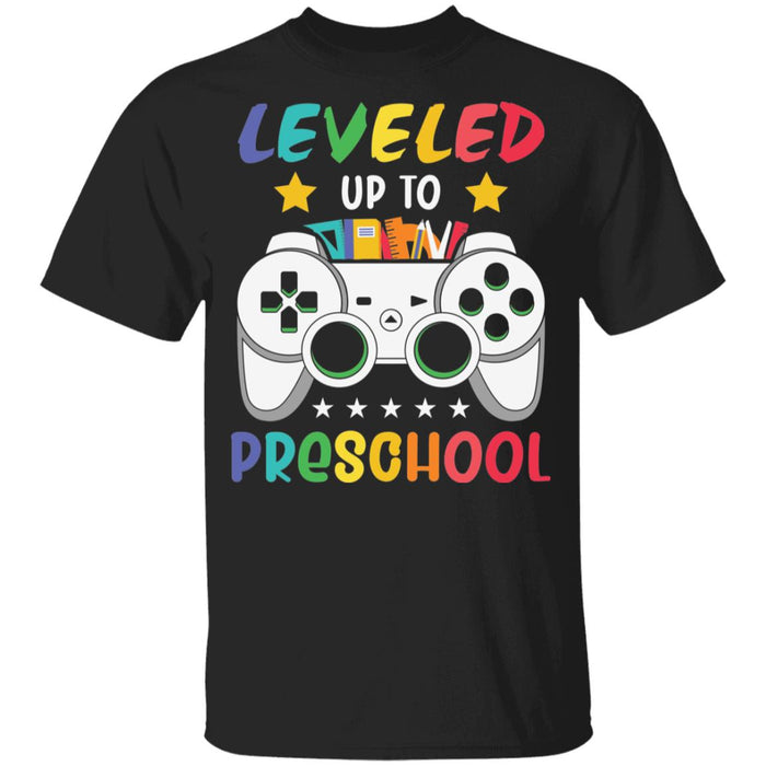 Back to School Leveled Up To Preschool Youth T-Shirt